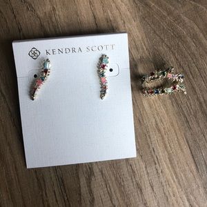 Kendra Scott beck ring with matching earrings